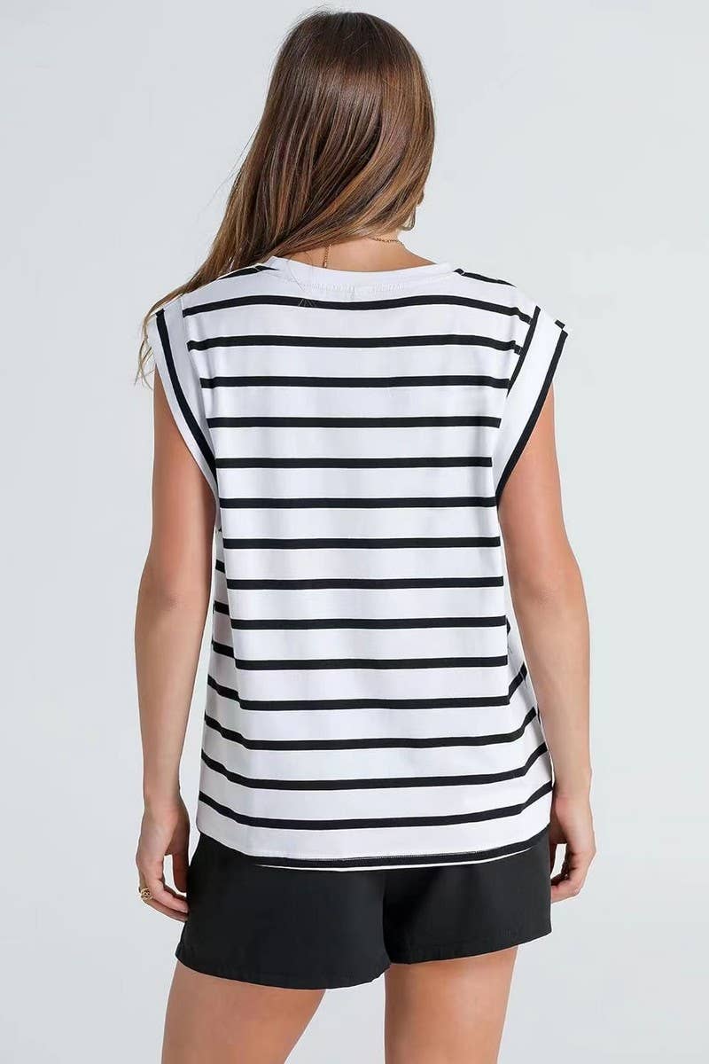 CWTTSL0241_Round Neck Sleeveless Knit Top