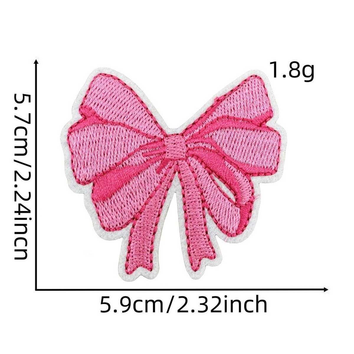 NEW PINK BOW SERIES EMBROIDERED PATCHES