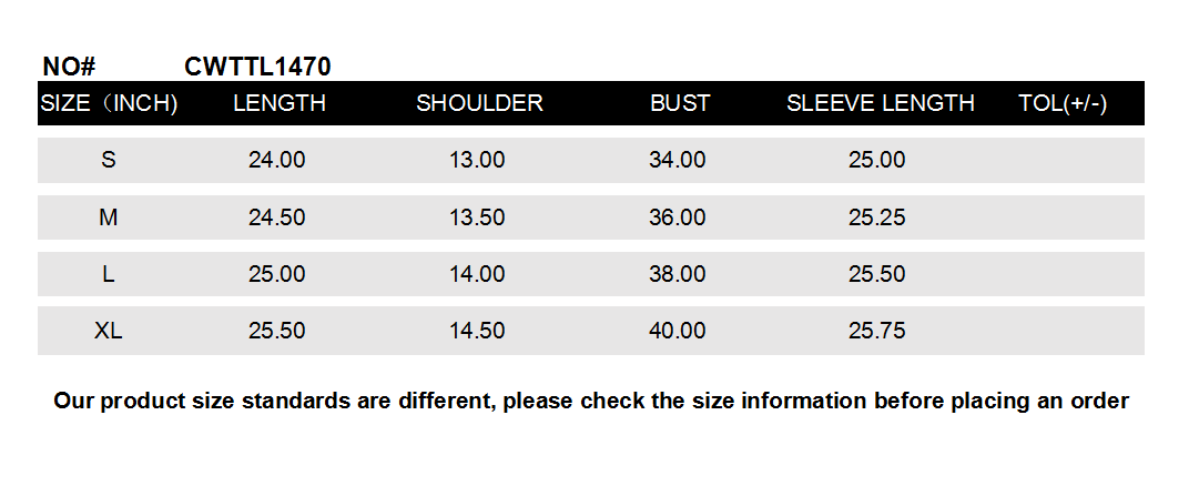 CWTTL1470_Puff Sleeve Crew Neck Casual T Shirt Top