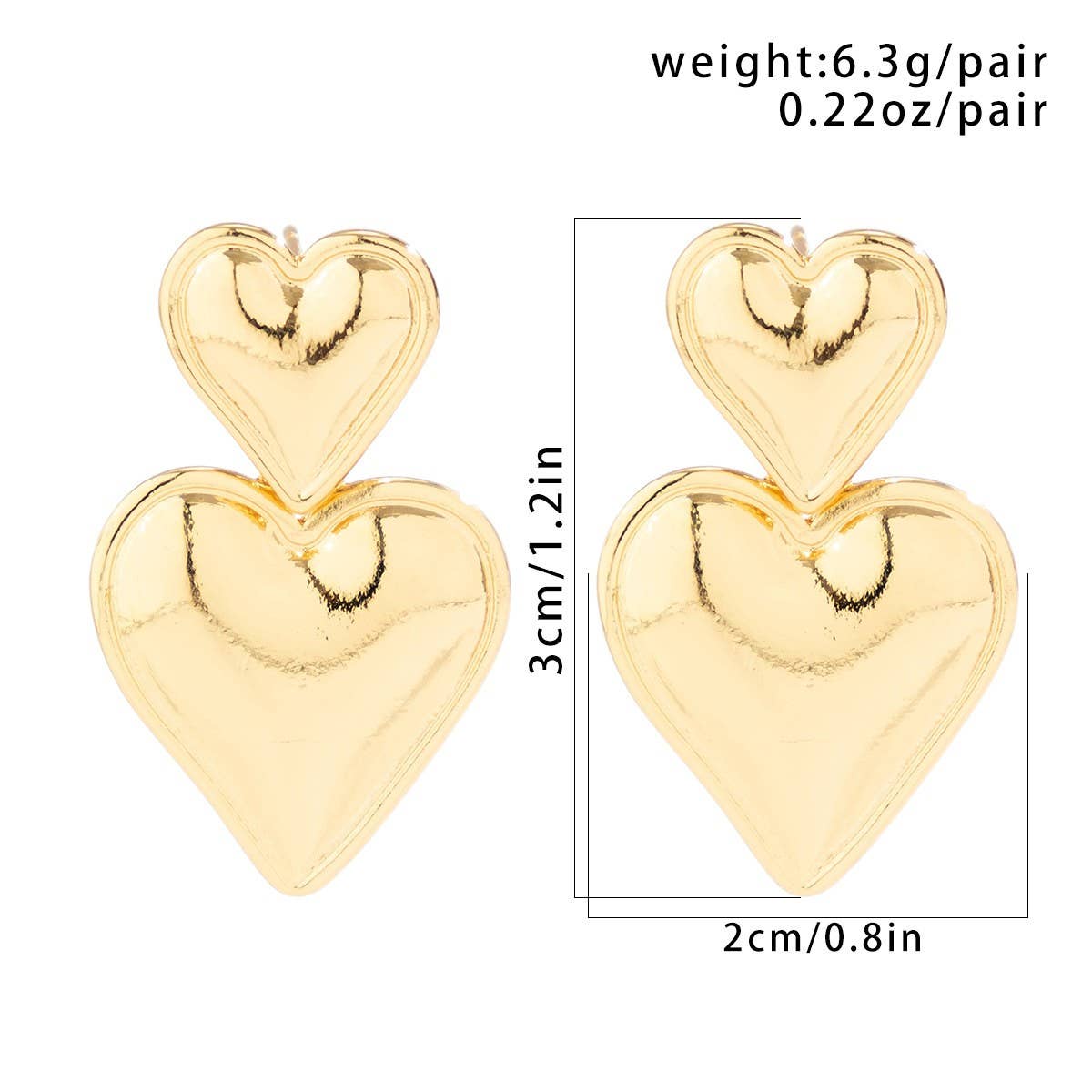 EXAGGERATED NICHE RETRO VERSATILE EARRINGS_CWAJE1923