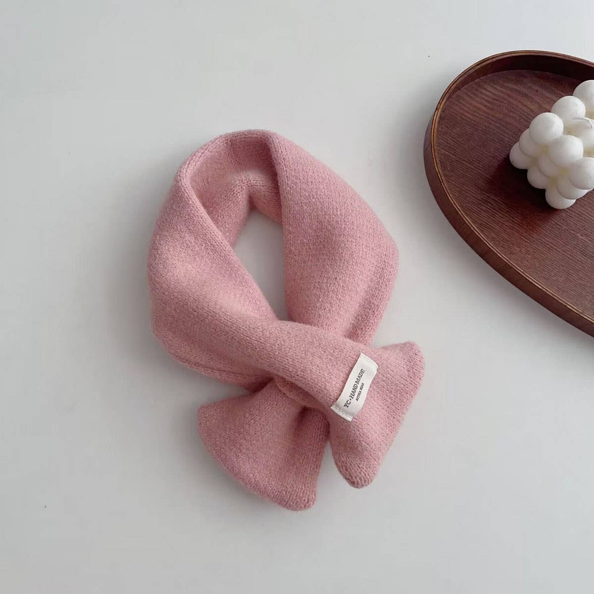 Kids Knit Scarf ? Soft Warm Cross Neck Warmer
