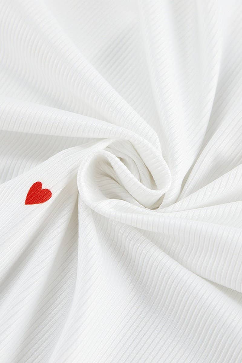 CWSPJ0356_HEART-PRINTED LONG-SLEEVED TROUSERS PAJAMAS SET