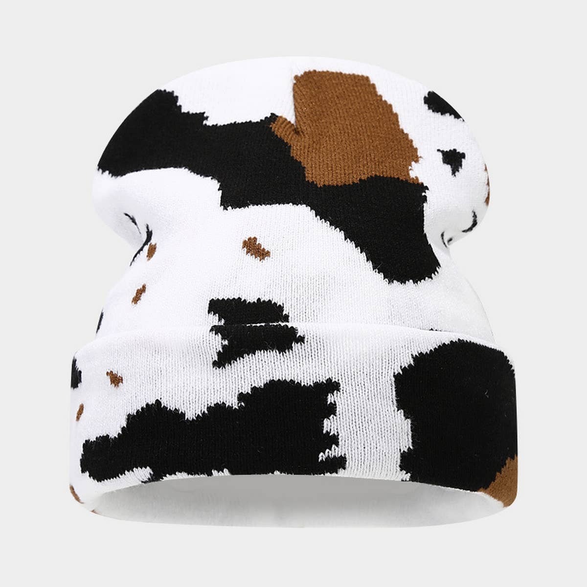 FASHIONABLE LEOPARD JACQUARD KNITTED HAT_CWAH1621