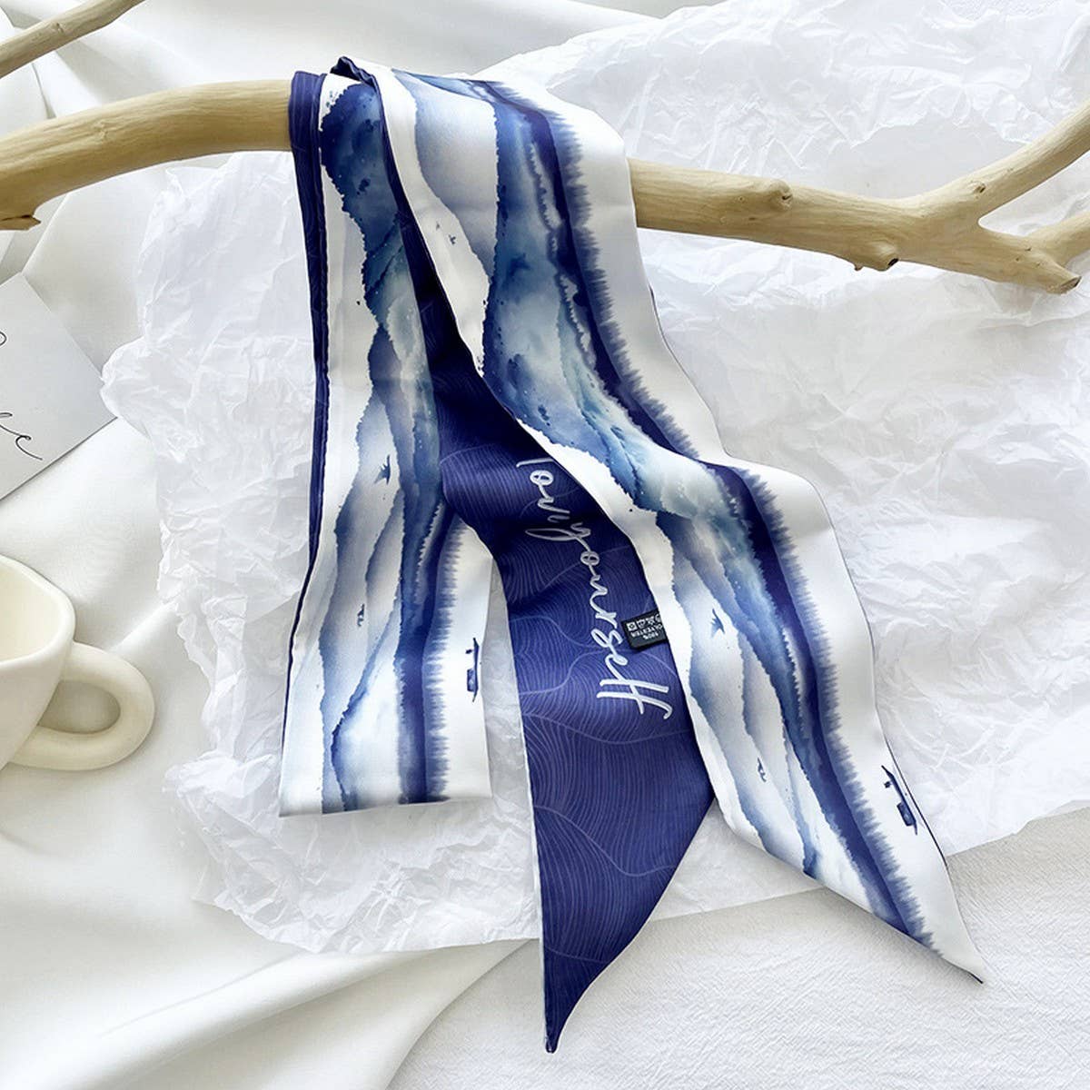 FASHION OIL PAINTING SMALL SILK SCARF FOR WOMEN_CWAHA4138