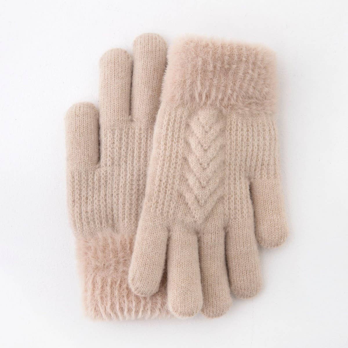 CWAG00570_KIDS WINTER PLUSH DOUBLE LAYER WARM GLOVES