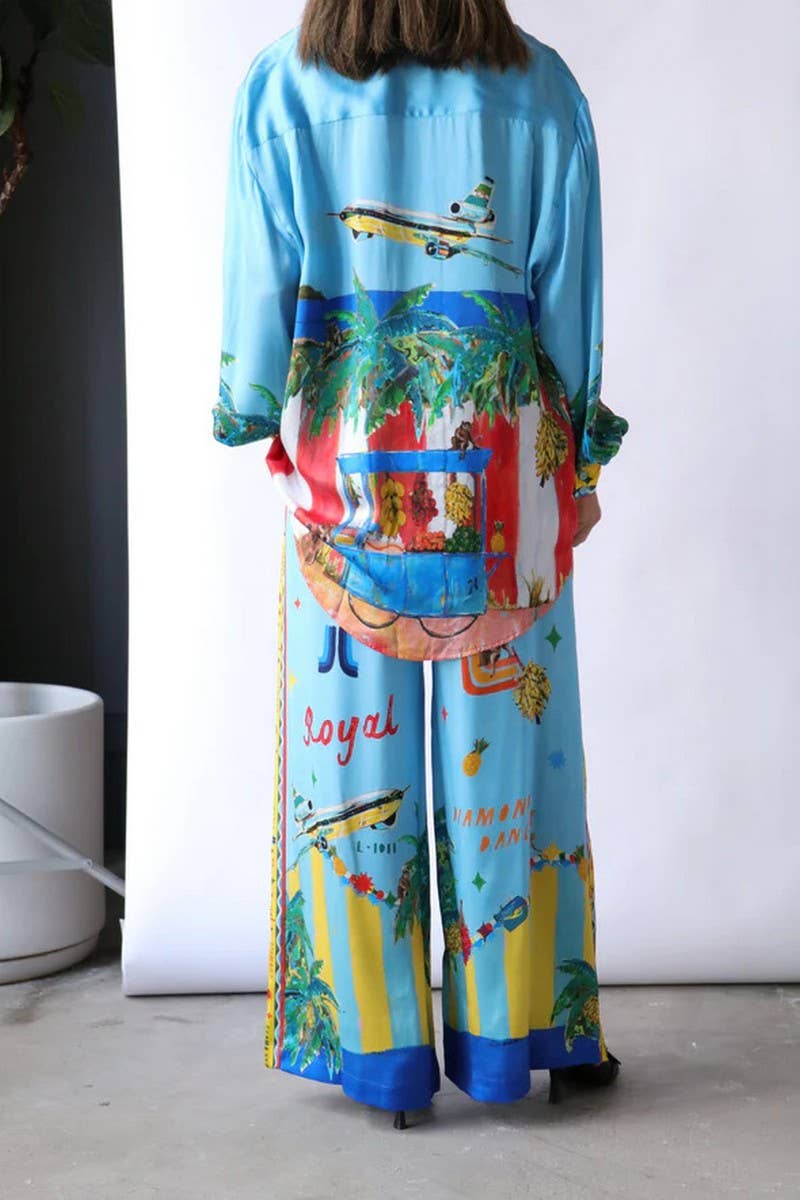 CWSS1233_FASHION PERSONALITY LOOSE CASUAL TWO-PIECE