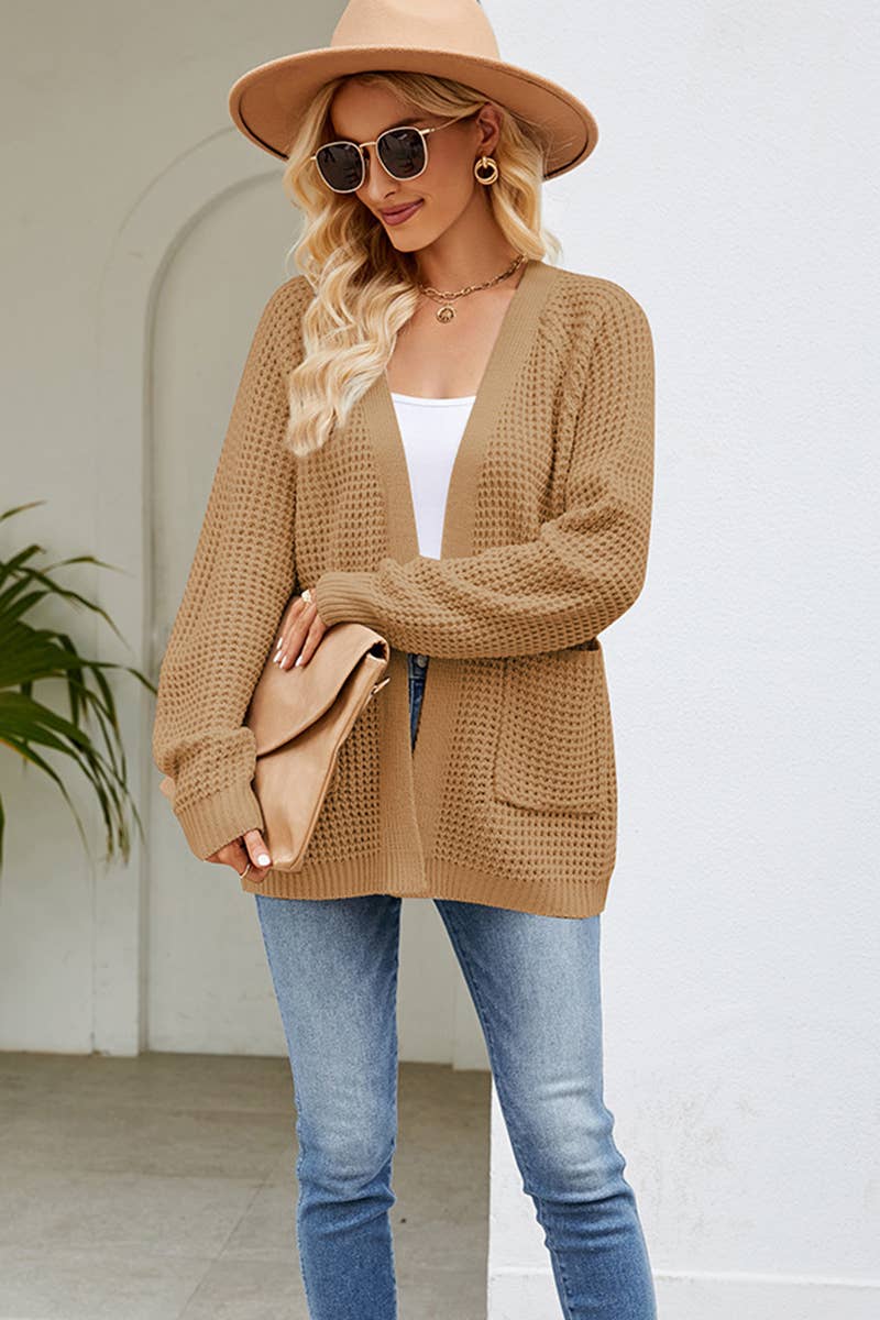 CWOSWL6801_AUTUMN AND WINTER RETRO DESIGN KNITTED SWEATER CO