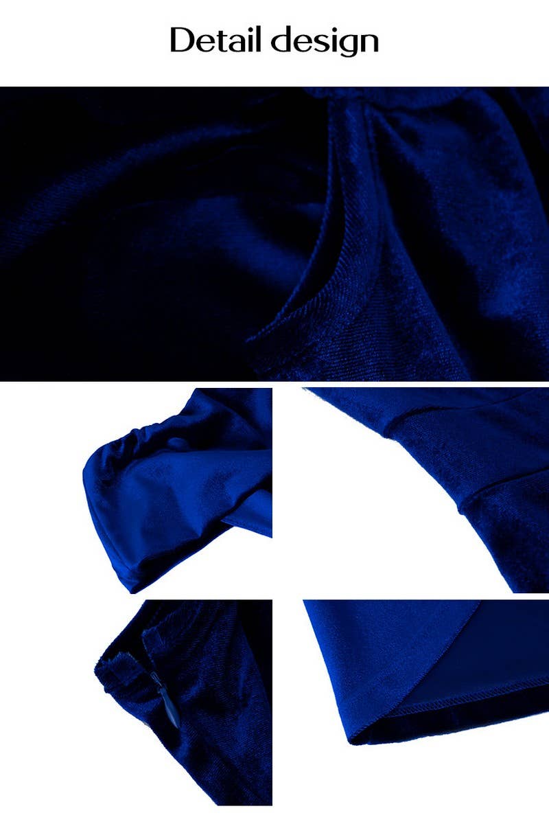 CWDMD3358_OFF-THE-SHOULDER VELVET FITTED MIDI DRESS