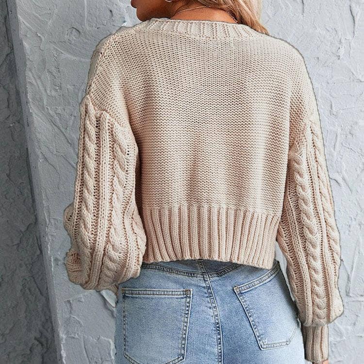 BUTTON SLIM SOLID COLOR TWO-PIECE SET