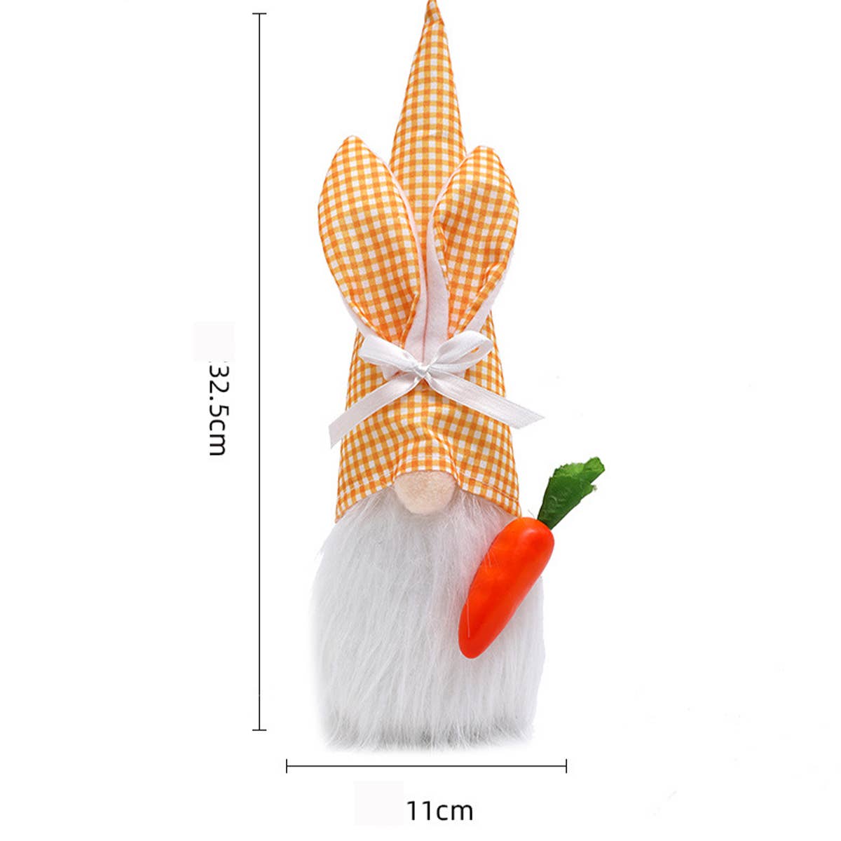 CWMM9487_EASTER GNOME RUDOLPH HOLDING CARROT