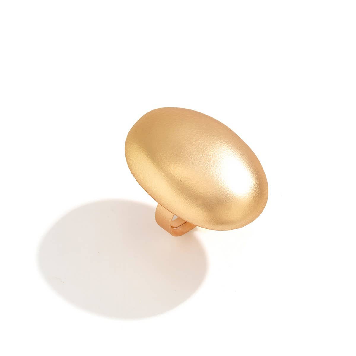 MINIMALIST ELASTIC ADJUSTMENT FLOWER ALLOY RING
