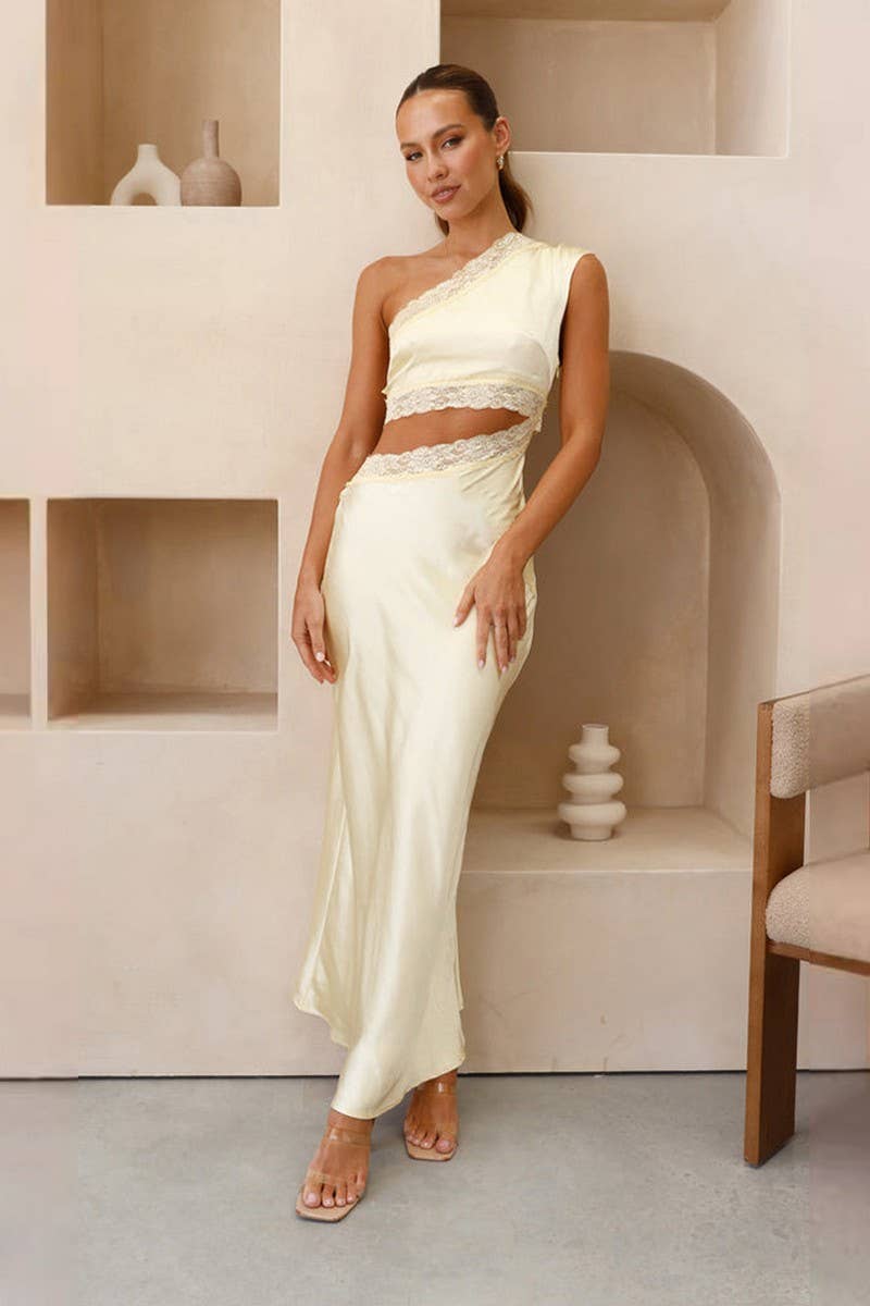 CWDMD5564_SOLID PRINTED STRAPLESS BOHO MAXI DRESS