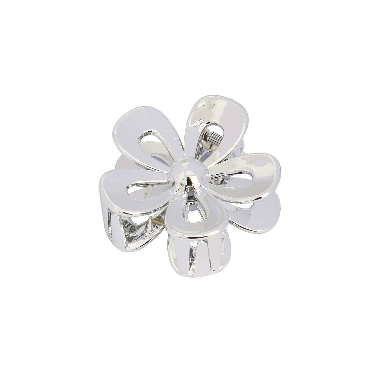 Gold Silver Egg Flower Large Hair Claw Elegant