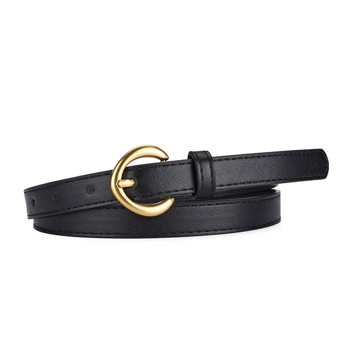 Alloy buckle belt everything simple fashion trend belt