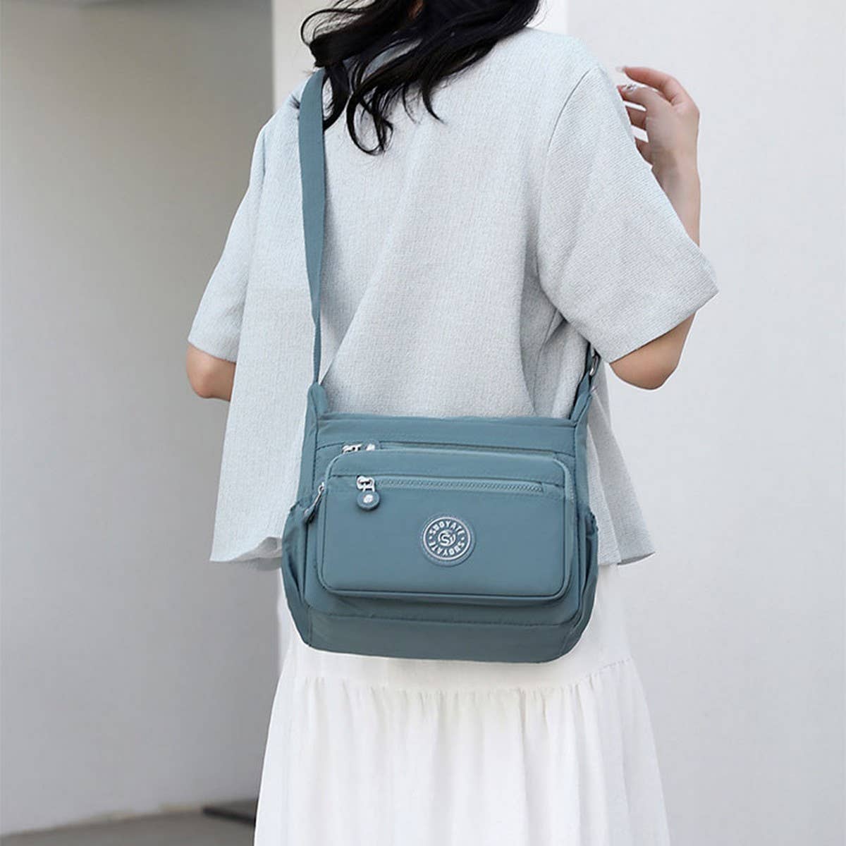 COMMUTING FASHION TRAVEL SHOULDER MESSENGER BAG