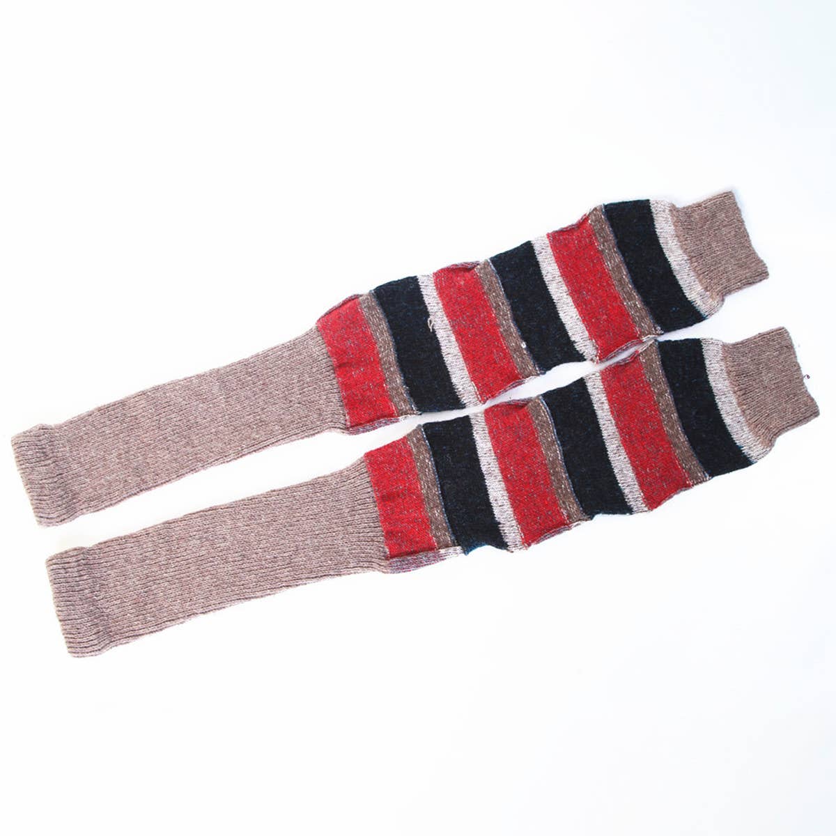 COLORFUL STRIPED KNEE-HIGH SOCKS