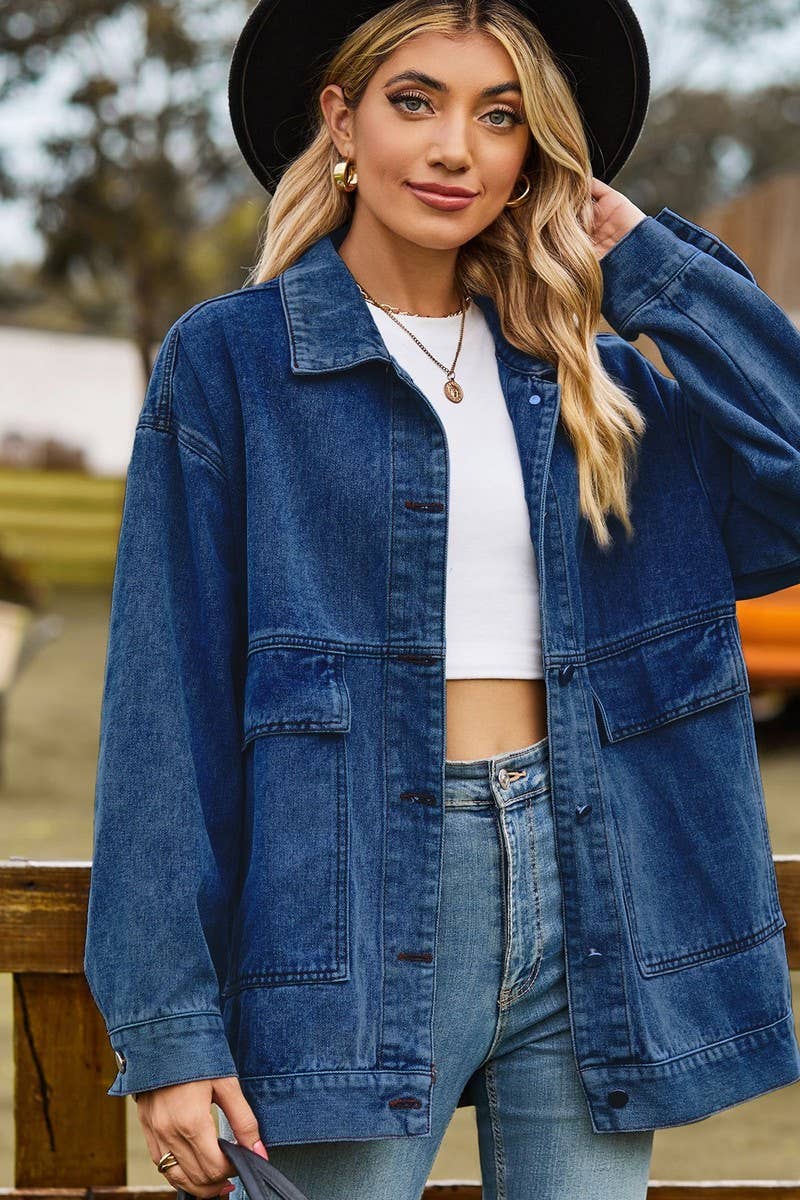 CWJJ00095_VINTAGE CLASSIC LOOSE FIT DENIM JACKET