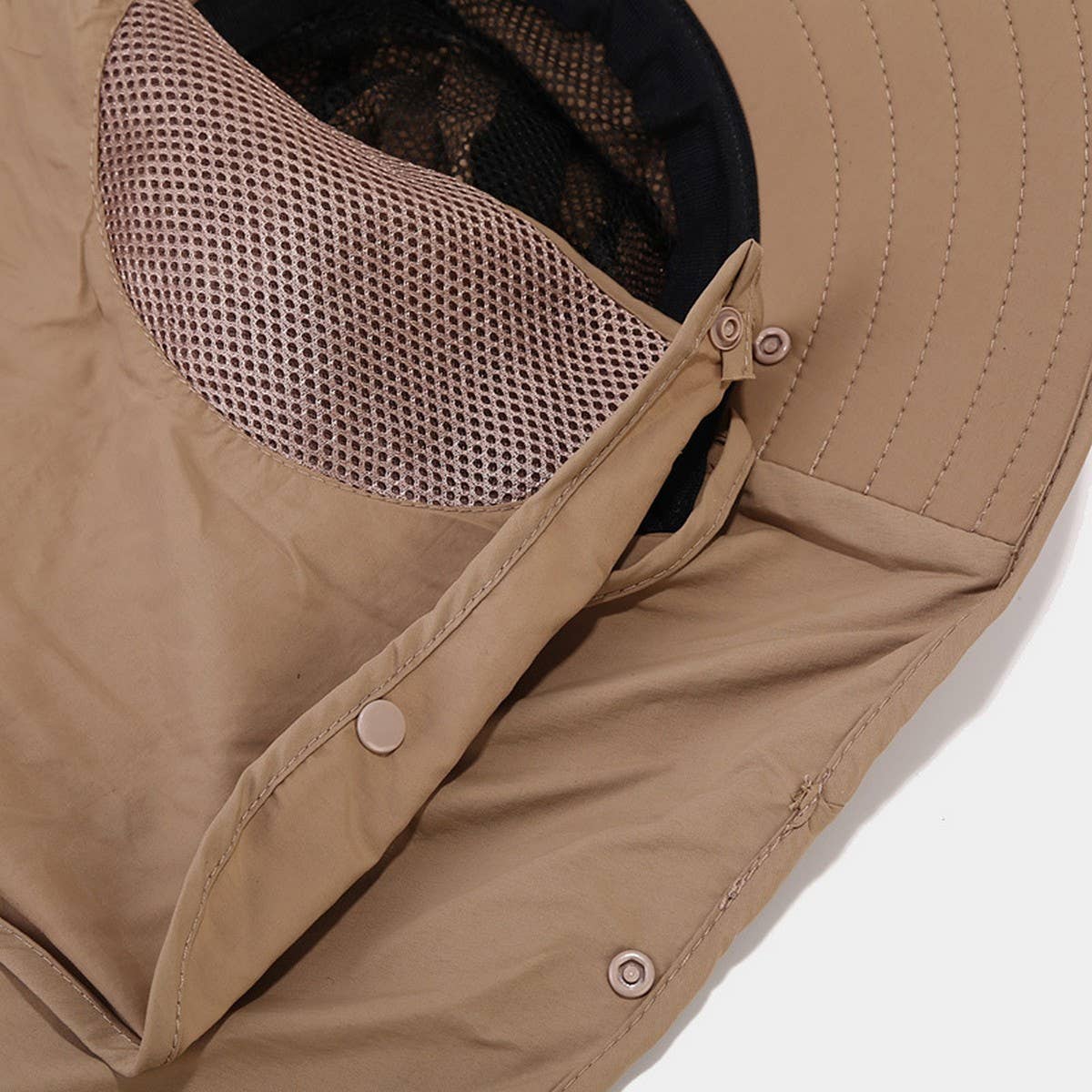Quick-Dry Jungle Sun Hat with Face Flap for Hiking_CWAH3803