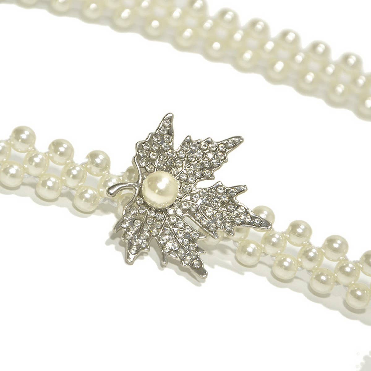 NEW WOMEN'S ELASTIC PEARL WAIST CHAIN_CWABE0514