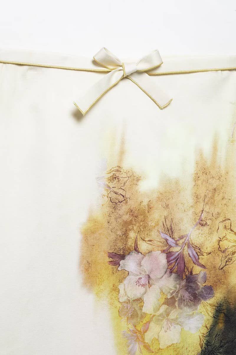 CWBLS0455_FASHION CASUAL PRINTED MIDI SKIRT