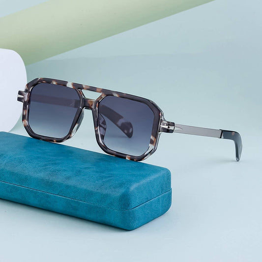 OUTDOOR UV PROTECTION SQUARE FRAME SUNGLASSES_CWASG0707