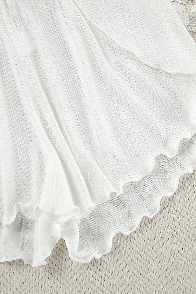 CWSPJ0236_SUSPENDER HOLLOW UNDERWEAR SHORTS HOME CLOTHES