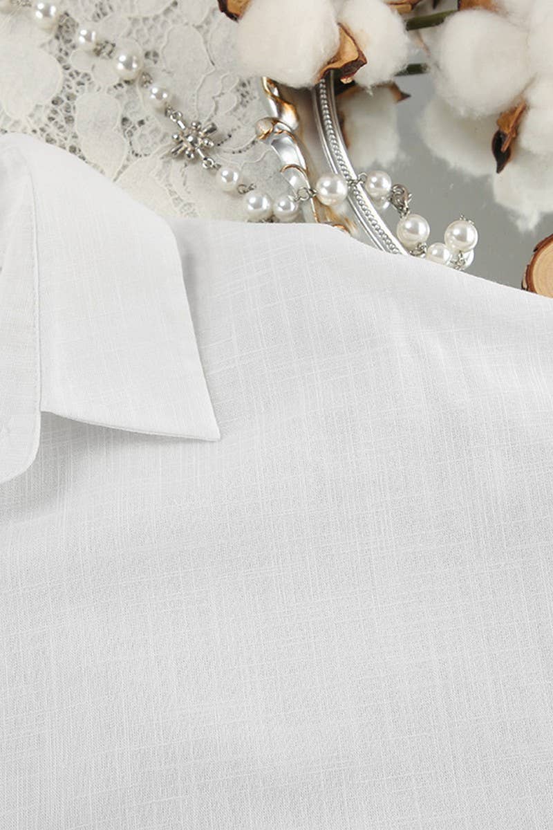 CWSPJ0326_COTTON AND LINEN LONG SLEEVE PANTS PAJAMA SET