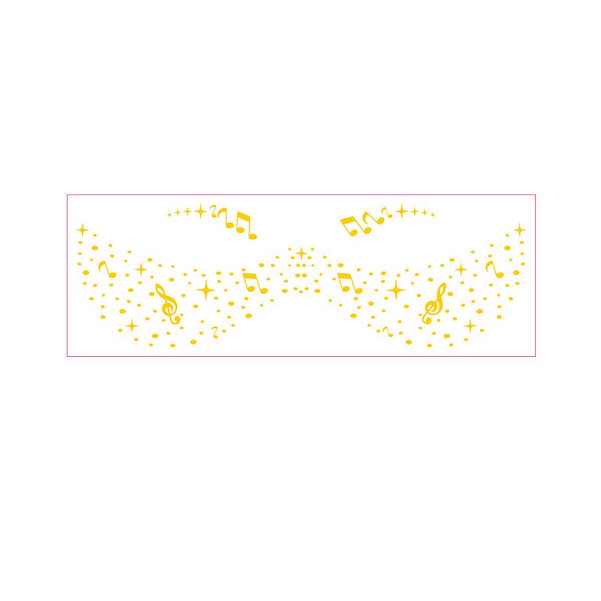 Gold Foil Freckle Tattoos for Makeup Looks