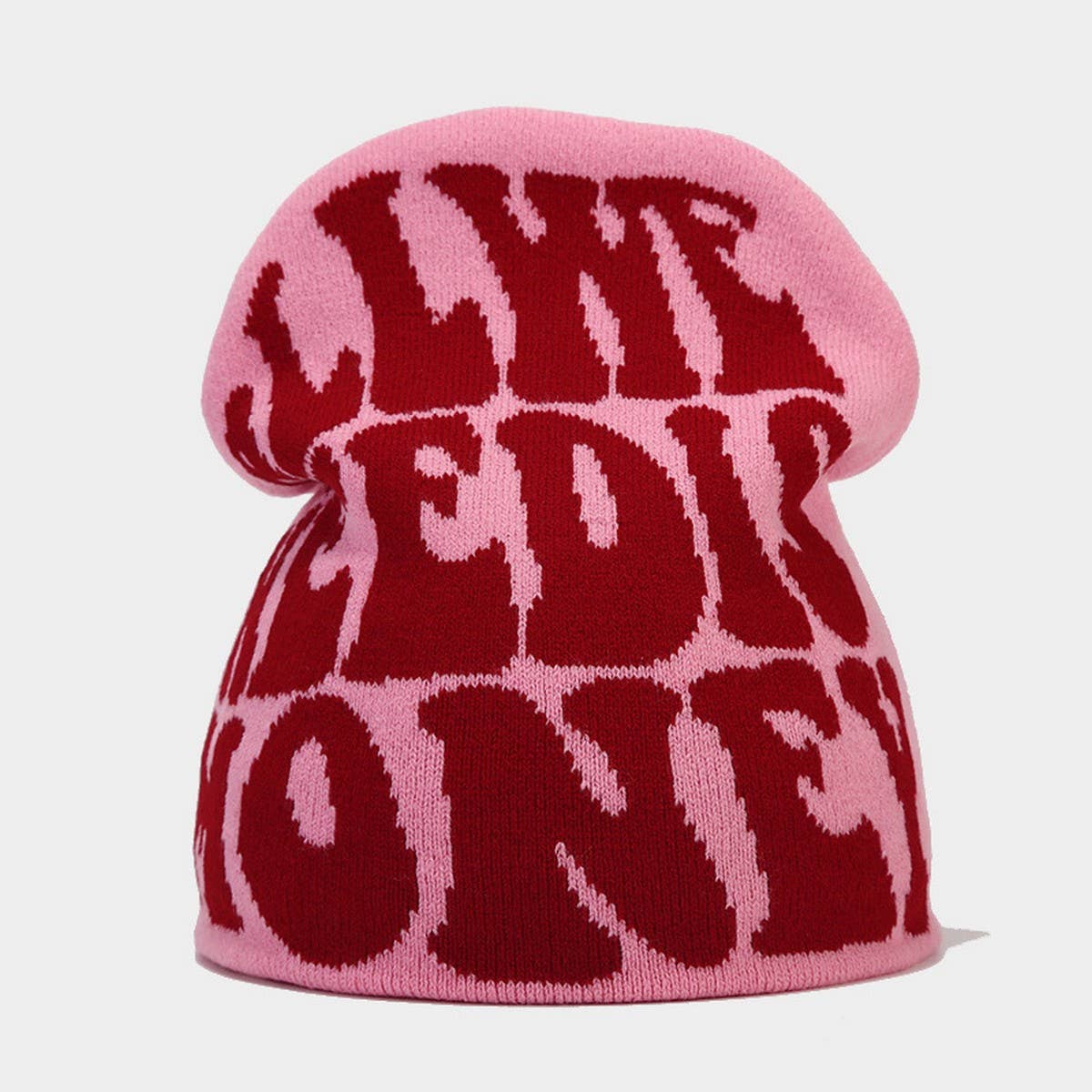 JACQUARD LETTER PERSONALIZED FASHION KNITTED HAT_CWAH2131