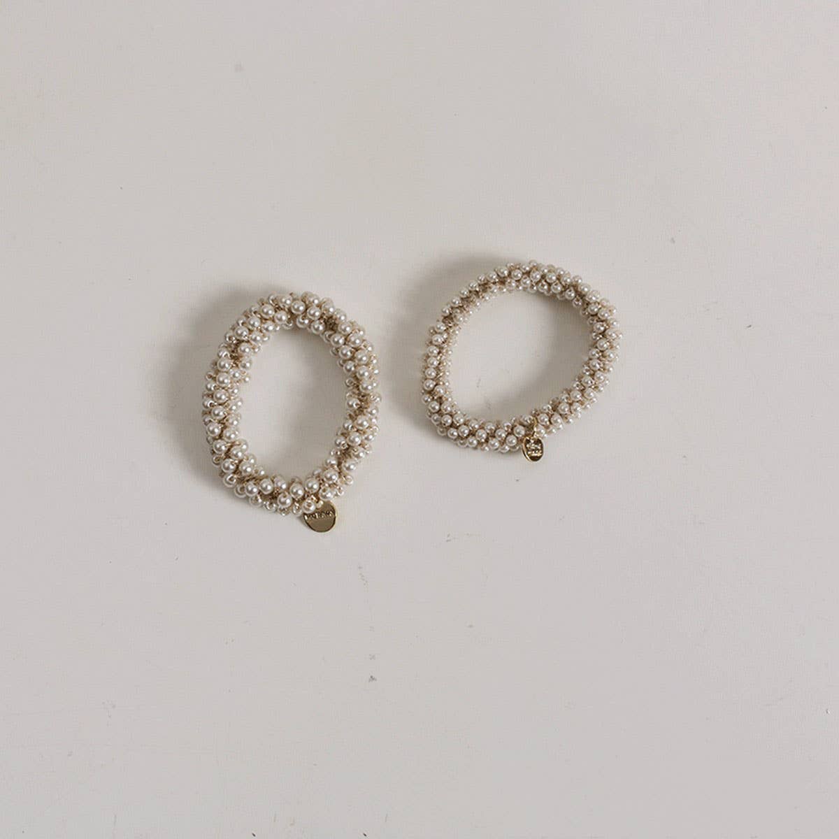 Cute Pearl Crystal Hair Tie Elastic Handmade Band
