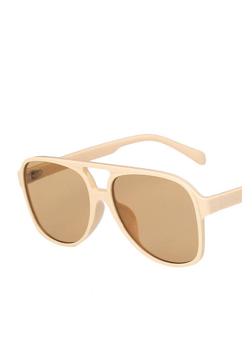 Vintage Double Bridge Aviator Sunglasses