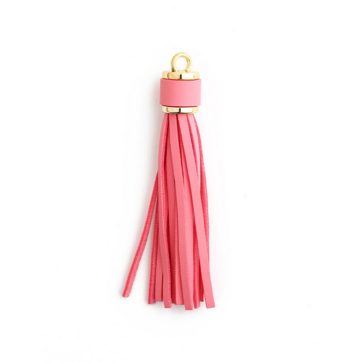 Leather Fringe Keychain, PU Tassel Bag Charm_CWAB5007