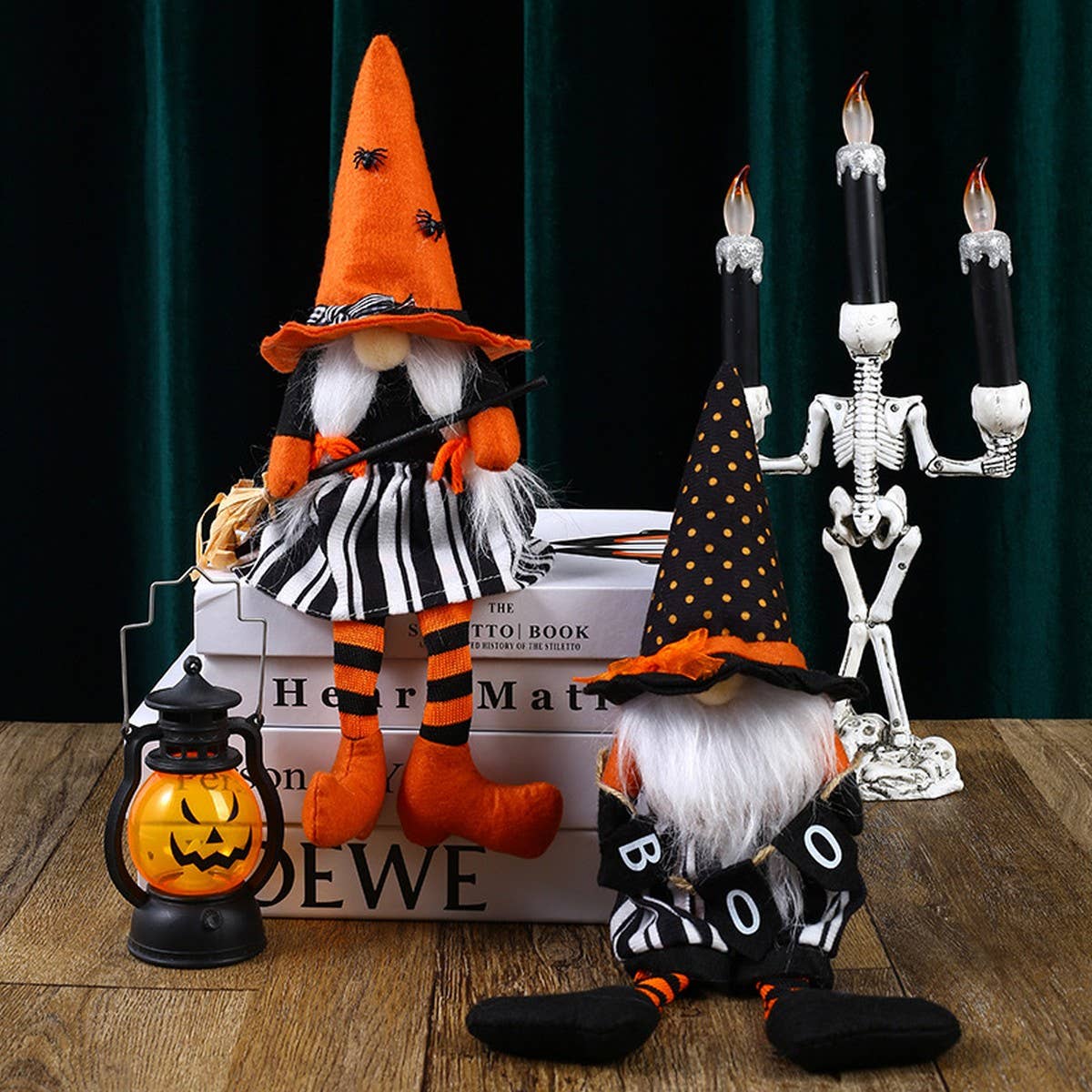 HALLOWEEN FACELESS OLD MAN DOLL DECORATION