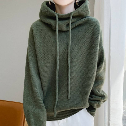 Women's Slouchy Turtleneck Knit Sweater