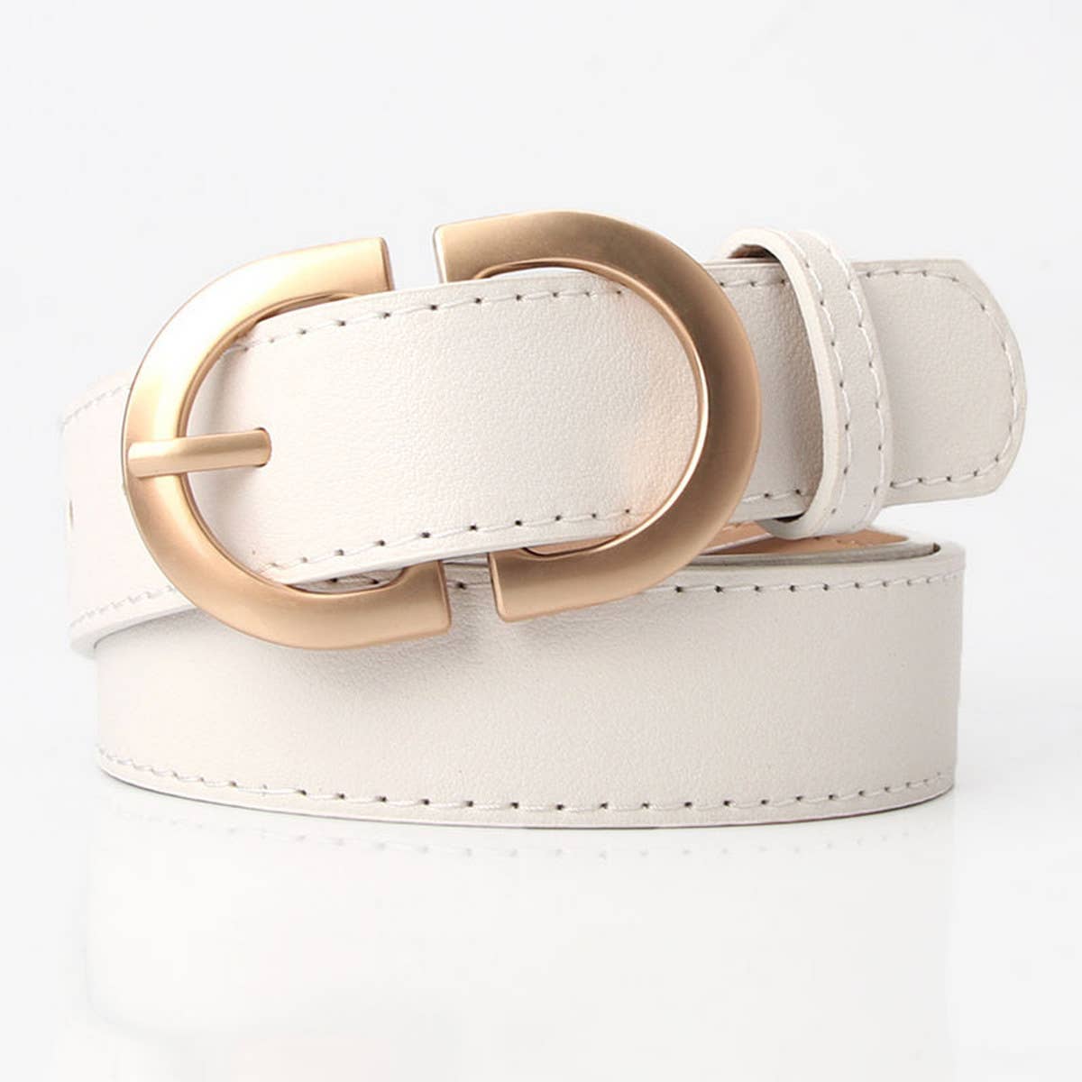 CWABE0897_CASUAL METAL BUCKLE BELT