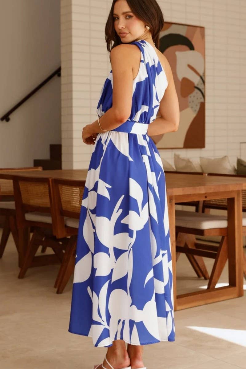 CWDMD5865_NEW SUMMER SHOULDER BELT SWING DRESS