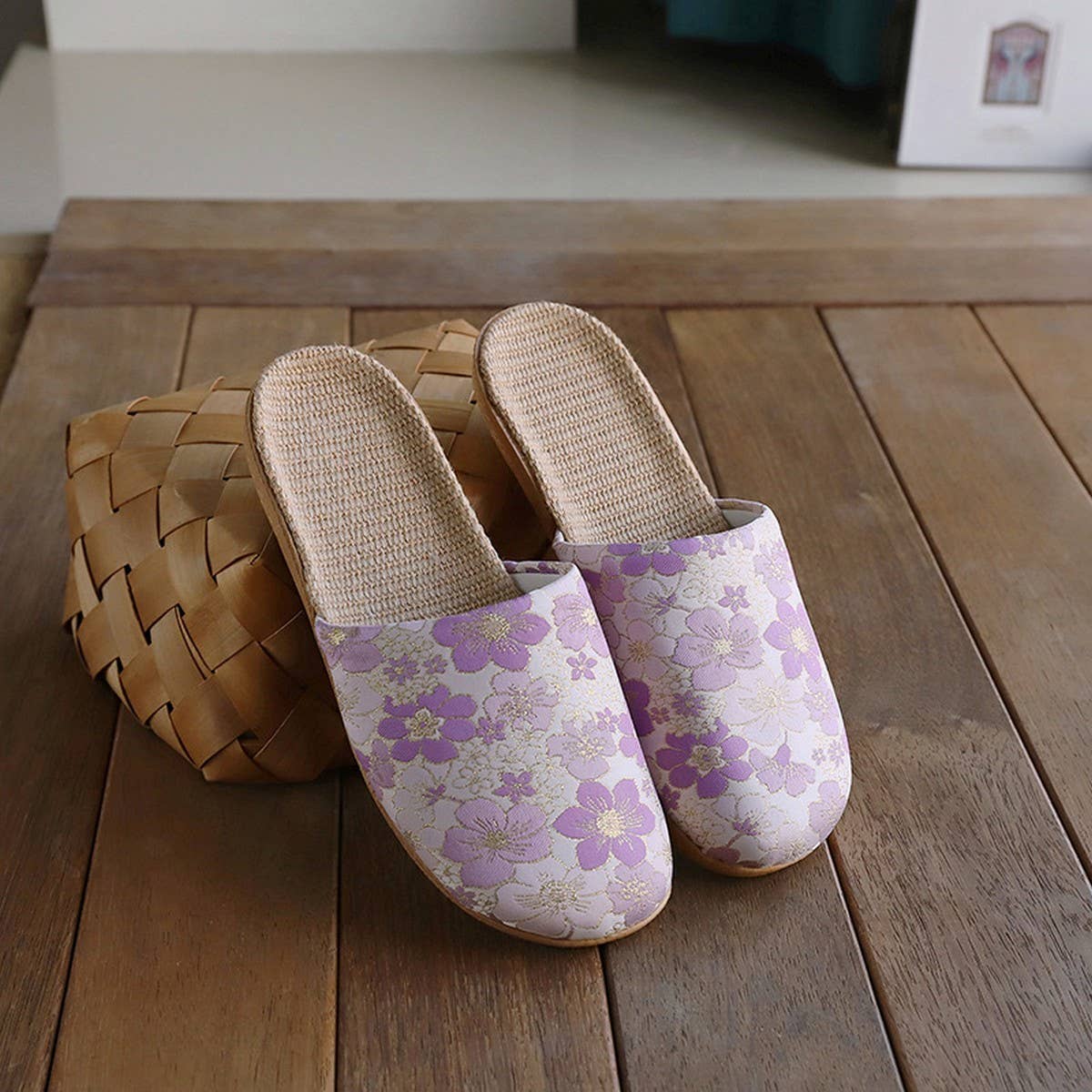 Breathable Linen Closed-Toe Home Slippers_CWSHF0178