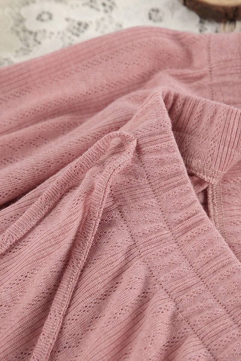 CWSPJ0374_SHORT-SLEEVED SHORTS HOME WEAR PAJAMAS SET