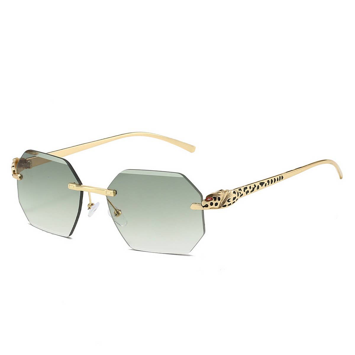 FRAMELESS POLYGONAL FASHION SUNGLASSES