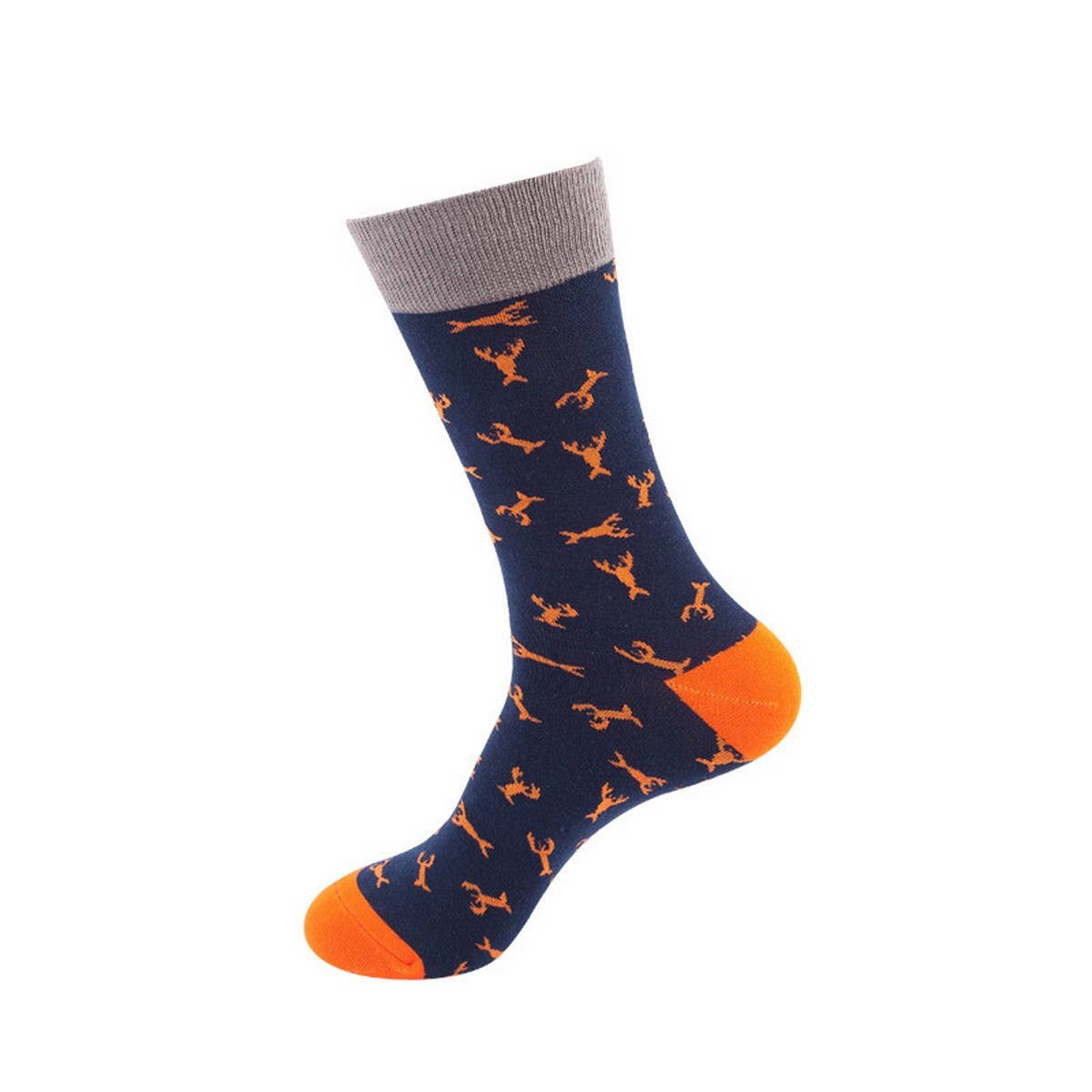 CASUAL GEOMETRIC CARTOON PRINT SOCKS_CWMS1012
