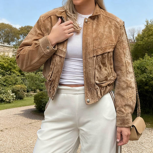 Casual loose pocket short coat