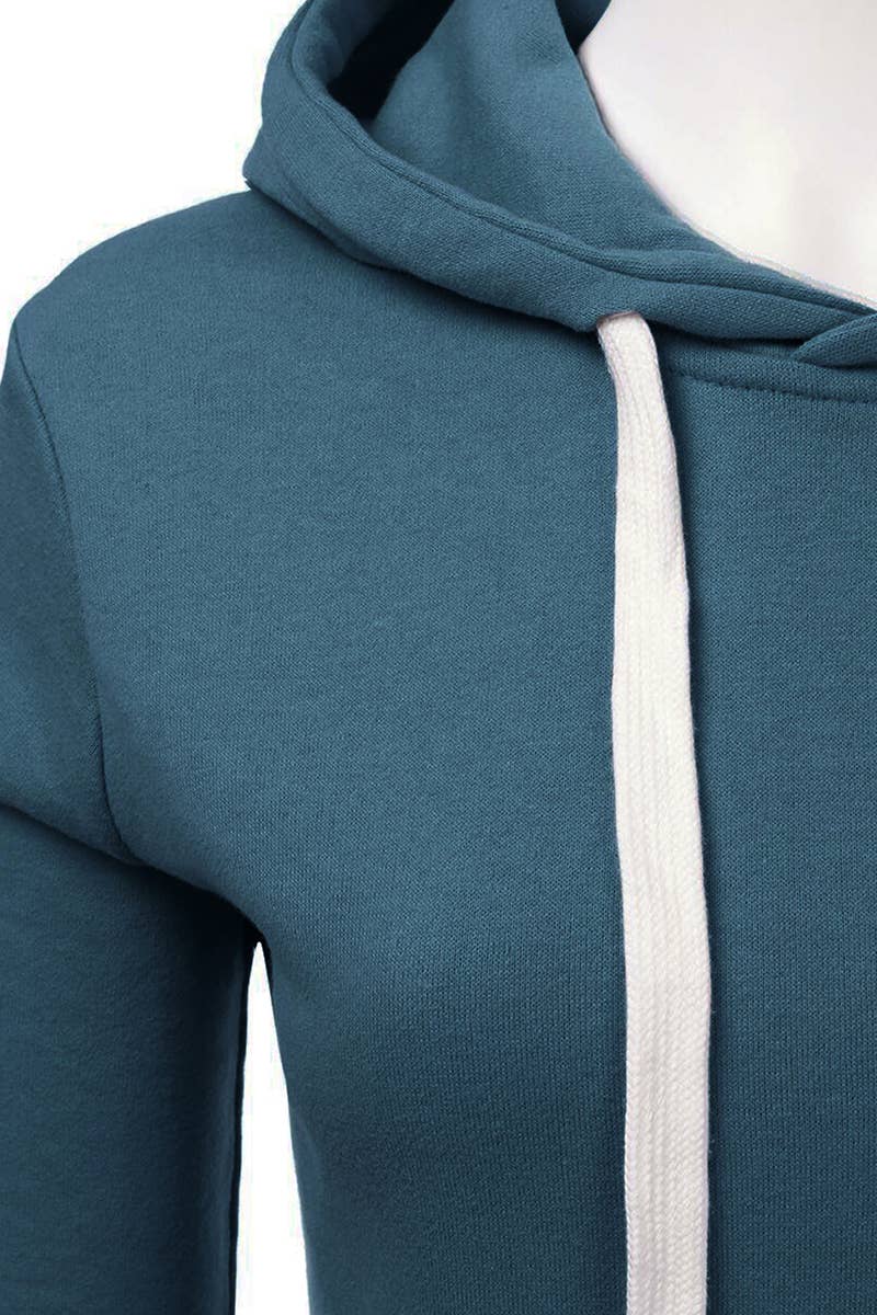 AWOHOL193_Basic Lightweight Pullover Hoodie