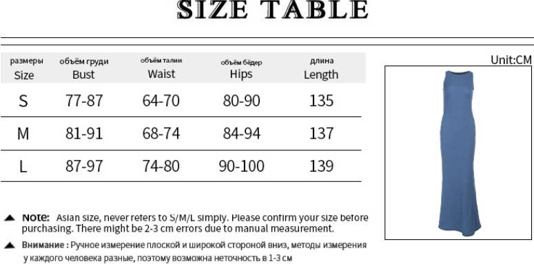 CWDMD5092_BACKLESS SOLID COLOR TANK MAXI DRESS