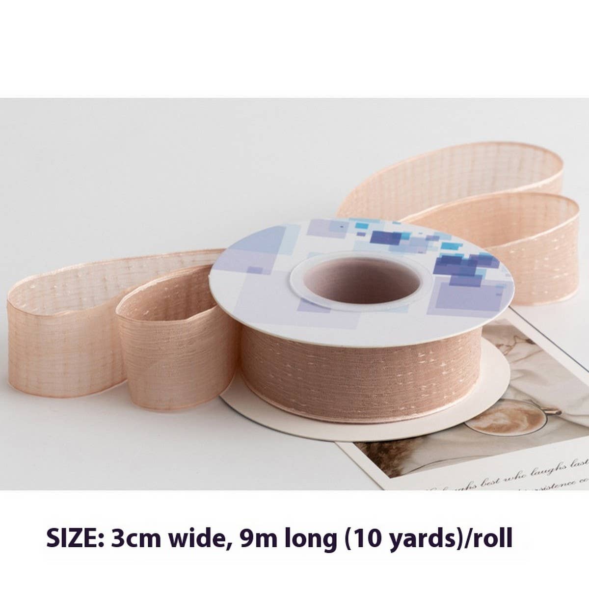 DIY DECORATIVE POLYESTER HAIR RIBBON