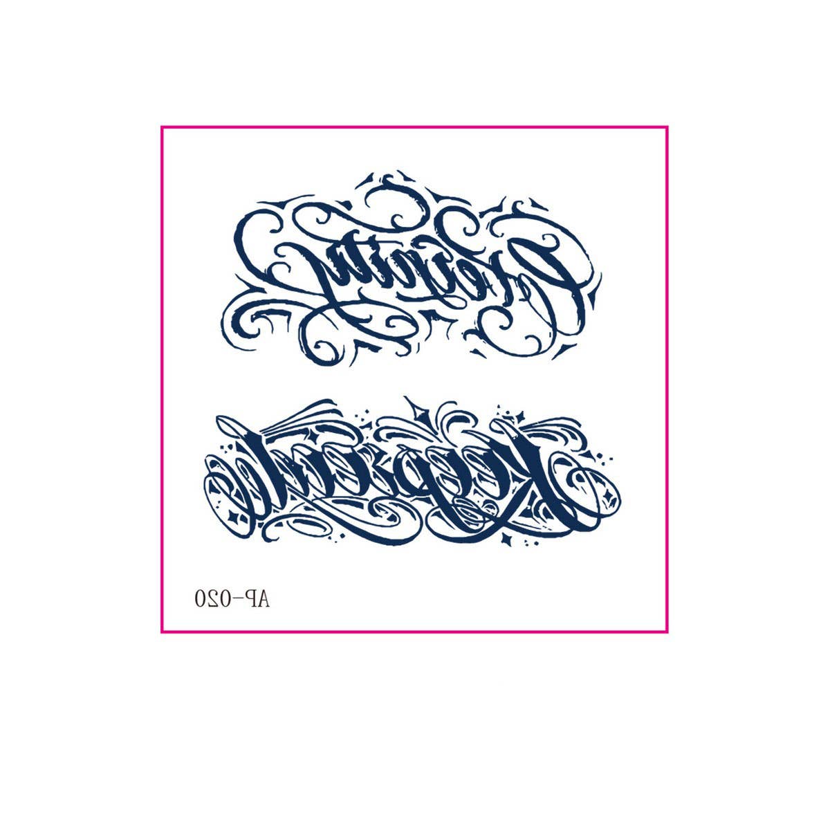 Street Style Juice Tattoo Stickers Waterproof_CWMM8353