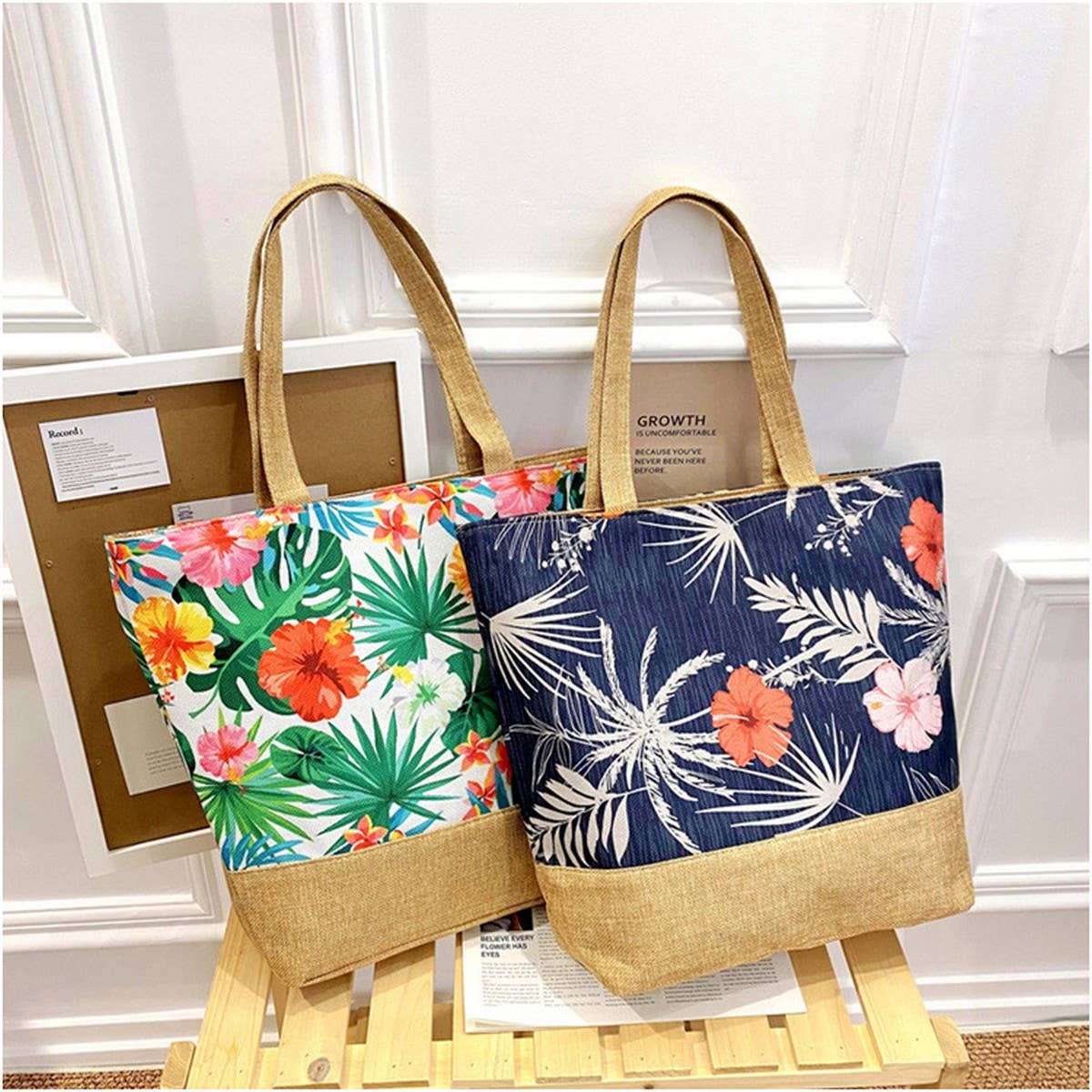 FASHIONABLE AND MINIMALIST CANVAS TOTE BAG_CWAB1671
