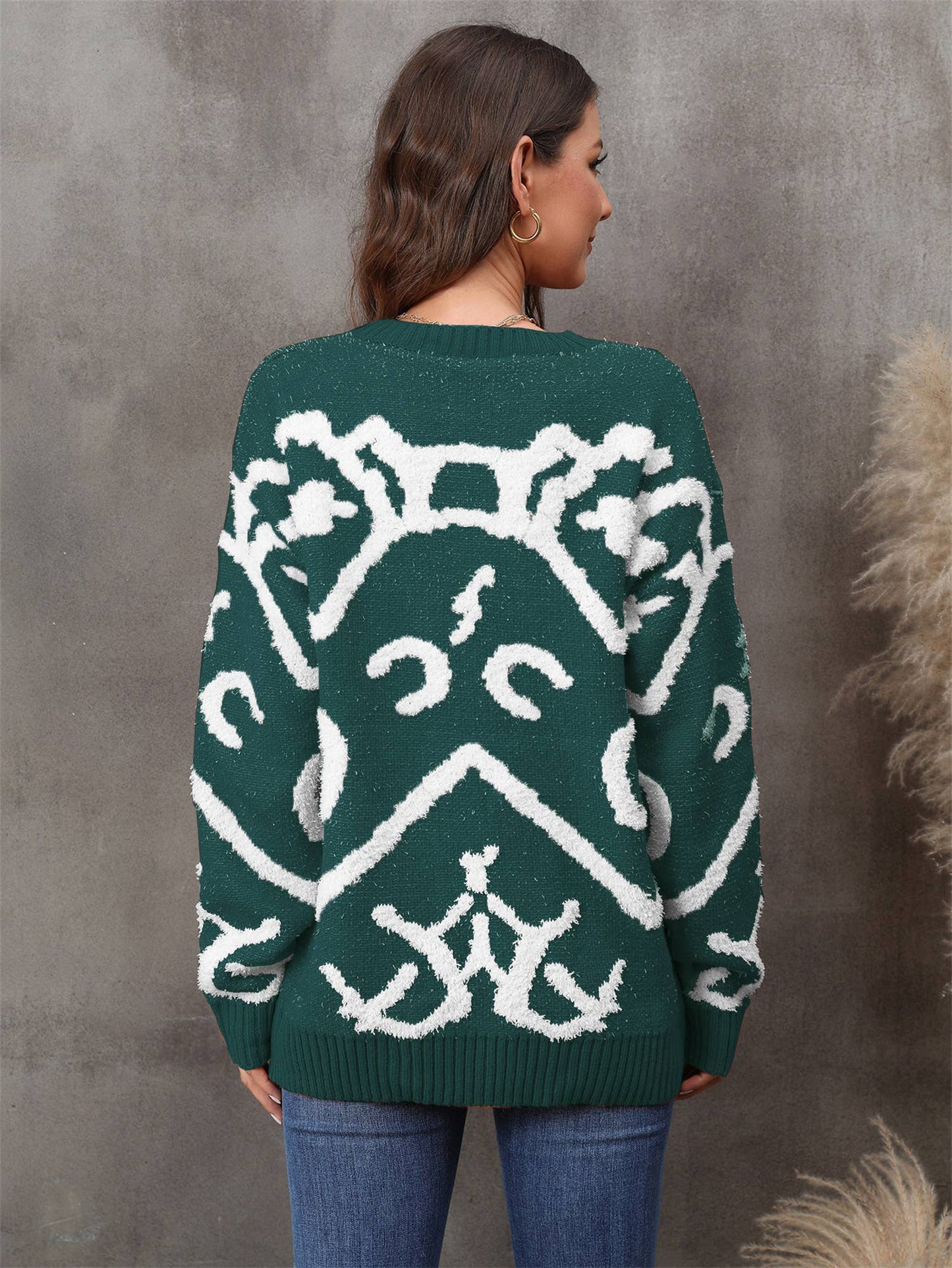 CHRISTMAS SWEATER FASHION KNIT PULLOVER SWEATER