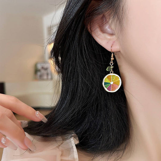 CUTE FRESH AND SWEET LEMON EARRINGS