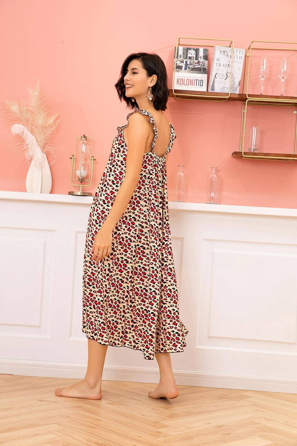 Floral camisole nightdress nightskirt homewear