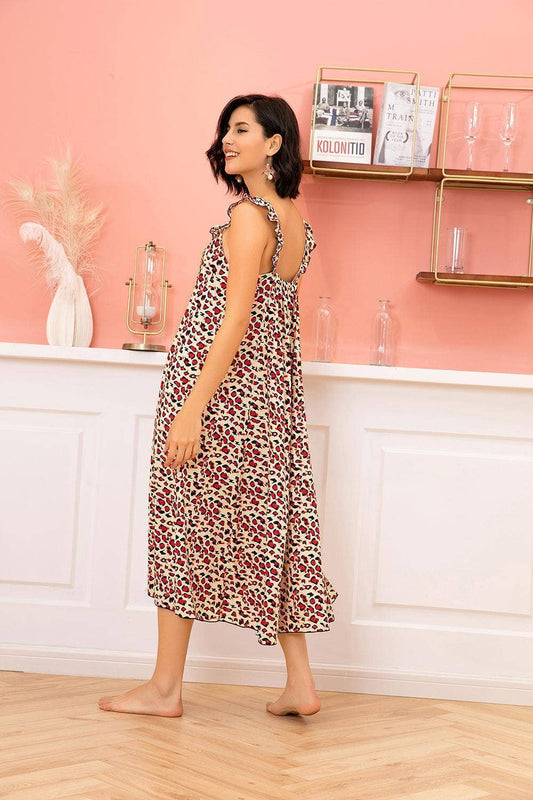 Floral camisole nightdress nightskirt homewear